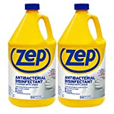 Zep Antibacterial Disinfectant Cleaner - 1 Gallon (Case of 2) ZUBAC128 - Kills 99.99% of Germs - 60 Second Kill Time