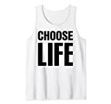 CHOOSE LIFE 80s Retro Vintage Tank Top