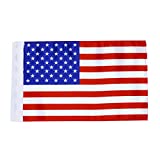 Motorcycle American Flag 7" x 10" Replacement Motorcycle Flag Double sided Sewing UV Coated