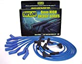 Taylor Cable 64604 Blue 8mm High Energy Spark Plug Custom Wire Set