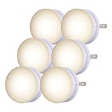 Lights By Night, Mini LED Night Light, Plug-In, Dusk to Dawn Sensor, Warm White, Compact, UL-Certified, Ideal for Bedroom, Bathroom, Nursery, Hallway, Kitchen, 45176, 6 Pack