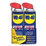 WD-40 - 490224 Multi-Use Product with SMART STRAW SPRAYS 2 WAYS, 14.4 OZ [2-Pack]