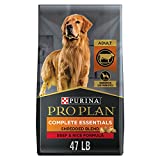 Purina Pro Plan High Protein Dog Food With Probiotics for Dogs, Shredded Blend Beef & Rice Formula - 47 lb. Bag