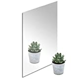 12" x 24" Silver Mirrored Acrylic  5/64" Thick; Perfect for Decorative Furniture, Craft Projects, Signs and More; The Unshattered Substitute for Glass Mirror, Safe for Children and Adults