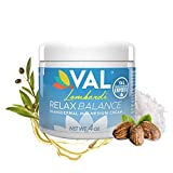 VAL Pure Zechstein Topical Magnesium, Pain Cream Relief and Recovery for Joints and Muscles, Whole Body Formula Back, Neck, Knee, Hand, Shoulder, Feet, elbow with Moisturizing Organic Shea Butter, 4oz