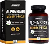 ONNIT Alpha Brain Premium Nootropic Brain Supplement, 90 Count, for Men & Women - Caffeine-Free Focus Capsules for Concentration, Brain & Memory Support - Brain Booster Cat's Claw, Bacopa, Oat Straw