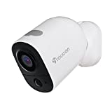 TOUCAN Wireless Outdoor Home Security Cameras, Waterproof, Night Vision, Motion Sensor, 2-Way Audio, Alexa & Google, No Subscription