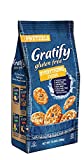 Gratify Gluten Free Pretzel Thins Everything Vegan GF Pretzel Crisps, 10.5oz Bag (Pack of 1)