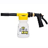 Clean Car USA FoamKing Foam Gun Car Wash Sprayer - The King of Suds - Ultimate Scratch Free Cleaning - Connects to Garden Hose - Foam Cannon Car Washing Kit