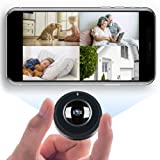 Secret Camera Spy with Audio Hidden Camera for Spying Mini WiFi 1080P Wireless Nanny Cam and Video Recording Live Feed-Portable Small Surveillance Security Cam for Car Home Indoor-with Cell Phone App