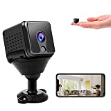 Ryscam Mini Spy Camera WiFi 1080P Wireless Hidden Camera Live Feed Battery Portable Small Surveillance Security Camera for Car Home Indoor with Cell Phone App