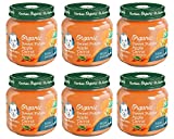 Gerber 1st Foods Baby Food Jars, 4 Ounce (Organic Sweet Potato Apple Carrot, Pack - 6)