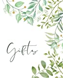 Gifts (Plants): Present tracker, address log and thank you card check list for special events (wedding, bridal or baby shower, birthdays, christening, christmas, and more...)