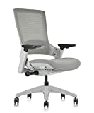 CLATINA Ergonomic High Swivel Executive Chair with Adjustable Height 3D Arm Rest Lumbar Support and Mesh Back for Home Office Grey BIFMA Certification No. 5.1