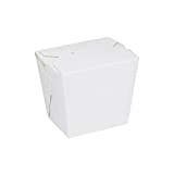 Karat FP-FP16W 16 oz. Paper Take-Out Container - White (Case of 450)