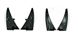 ACS Composite C7 Corvette Stingray Grand Sport Z06 and ZR1 XL Rock Guards/Splash Guards/Mud Flaps (Carbon Flash Black, Front & Rear XL Rock Guards)