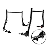 AA-Racks X31 Truck Rack with (8) Non-Drilling C-Clamps Pick-up Truck Utility Ladder Rack Black