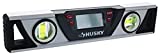 Husky THD9403 10 Inch Multi-Function Digital Dual Vial Level for Level and Plumb w/ Inverting LCD Screen (AAA Batteries Not Included)