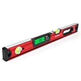 24 inch Digital Level,Digital Smart Level Tool Electronic Level Tool and Protractor - Master Precision - IP54 Dustproof and Waterproof
