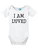 I Am Loved Printed Baby Romper White 0-3 Month