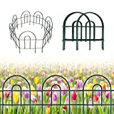 UMIEN Decorative Garden Fence Rustproof Iron Garden Fencing, Animal Barrier, Wire Fence for Yard, Garden Border Edging Flower Fence, Outdoor Fences for Landscaping (18in x 58ft)