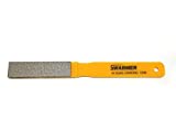 Diamond file (EP Hand File) for Knife, Cutter, Glass, Bite, Hard metal, Tile, China, Jewel, Ceramics etc. Model name SWF-30(Yellow Dagari), Grit size #140/400, For grinding, Electroplated