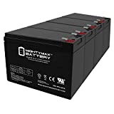 12V 10AH SLA Replacement Battery for Neuton Mowers E0683-310W - 4 Pack