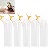 Jiaxix Pet Nursing Bottle, Feeding Bottle Kits, Replacement Original Nipple Feeding Bottle for Newborn Kittens, Puppies, Small Animals