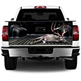 Truck Tailgate Wrap Dead Deer HD Decal Graphics MightySkins Professional Grade 3M Material Universal Fit for Full Size TrucksWeatherproof& Car Wash SafeMade In The U.S.A., Thin Red Line (TG-Dead Deer)