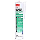 3M Marine Adhesive Sealant Fast Cure 4200 (06560)  Semi-Permanent Flexible Adhesive Sealant for Boats and RVs  White - 10 fl oz (295 ml)