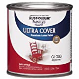 Rust-Oleum Brush On Paint 1966730 Painters Touch Latex, Half Pint, 8 Fl Oz (Pack of 1), Gloss Apple Red