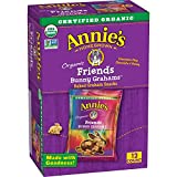 Annie's Organic Friends Bunny Graham Snacks, Chocolate Chip, Chocolate & Honey, 12 Packets