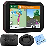 Garmin dezlCam 785 LMT-S GPS Truck Navigator with Built-in Dash Cam (010-01856-00) with Accessories Bundle Includes, Universal GPS Navigation Dash-Mount, Hard EVA Case, and More
