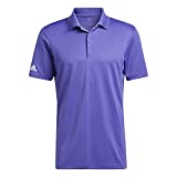 adidas Golf Men's Performance Primegreen Polo Shirt, Purple, Large
