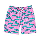 Chubbies Mens Swim Trunks, Stretch Swimming Board Shorts, 7 Inseam, The Glades, Large