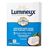 Lumineux Teeth Whitening Strips 21 Treatments - Enamel Safe for Whiter Teeth - Whitening Without the Harm - Dentist Formulated and Certified Non-Toxic - Sensitivity Free
