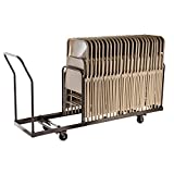 National Public Seating Folding Chair Dolly - Vertical Storage, 35 Capacity