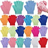 50 Pcs Exfoliating Gloves for Body, Double Sided Exfoliating Bath Gloves Shower Gloves for Women Deep Clean Skin for Spa Massage Beauty Skin Shower Scrubber Bathing Accessories,13 Colors