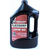 MERCURY Genuine 1 Gallon 4-Cycle Oil, 25W40-8M0078628