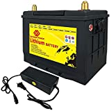 12v 40Ah LiFePO4 Battery Deep Cycle Lithium iron phosphate Rechargeable Battery Built-in BMS Protect Charging and Discharging High Performance for Golf Cart EV RV Solar Energy Storage Battery