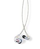 Shure SE425-CL Professional Sound Isolating Earbuds with Dual High Definition MicroDrivers, Detachable Cable, Secure in-Ear Fit - Clear