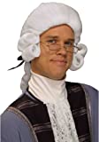 Forum Novelties Men's Colonial George Washington Historical Costume Wig, White, One Size