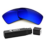 IKON LENSES Replacement Lenses For Oakley Gascan Sunglasses (Deep Blue Mirror (Polarized))