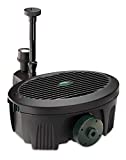 Pennington Aquagarden , Inpond 5 in 1, Pond & Water Pump, Filter, UV Clarifier, LED Spotlight and Fountain , All in One solution for a Clean, Clear and Beautiful pond , For Ponds up to 200 Gallons