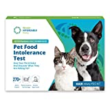 5Strands Pet Food Intolerance Test, at Home Dog or Cat Hair Sample Collection Kit, 255 Items, Accurate for All Ages and Breed, Results in 7 Days - Protein, Grain, Fruit, Preservatives