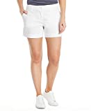Nautica Women's Comfort Tailored Stretch Cotton Solid and Novelty Short, Bright White, 2
