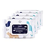 PETNERS Dog Wipes for Paw Cleaning Deodorizing Cat Puppy Grooming Pet Wipes for Face Body Eye Extra Thick Strong Soft Alcohol Free 1 Pack