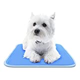 The Green Pet Shop Dog Cooling Mat, Small - Pressure Activated Pet Cooling Mat for Dogs and Cats, Sized for Small Pets (9-20 Lb.) - Non-Toxic Gel, No Water Needed for This Cool Pet Pad