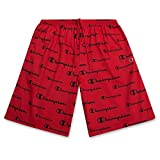 Big & Tall Shorts for Men, Athletic Loose Fit Shorts Red Black 3X