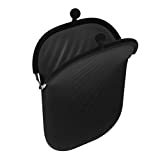VALICLUD Silicone Coin Purse Change Cash Bag Small Purse Wallets Multifunctional Mini Cosmetic Makeup Bags Black